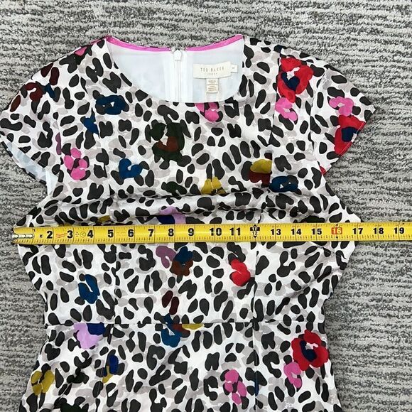 NWT Ted Baker London Stelaar Wilderness MIDI Dress Ted Size 1/ US XS - Picture 10 of 16